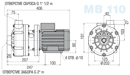 График MB 110